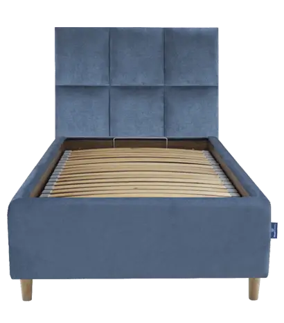 RoyalDreams Łóżko CLASSIC WELUR BLUE